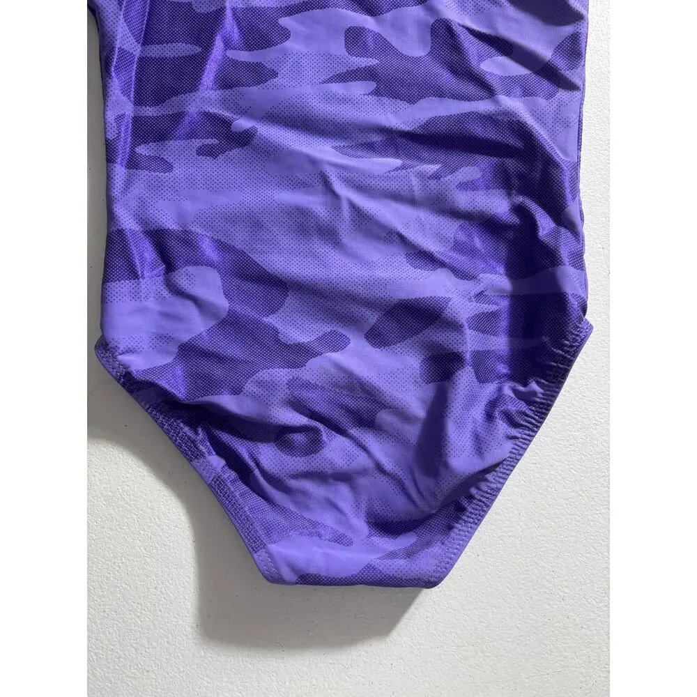 Destira Purple Camo Gymnastics Leotard Size Child Small